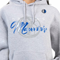 NBA - Dallas Mavericks G-III 4Her by Carl Banks Women's Shadow Logo Tri-Blend Fleece Hoodie - Gray