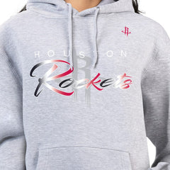 NBA - Houston Rockets G-III 4Her by Carl Banks Women's Shadow Logo Tri-Blend Fleece Hoodie - Gray