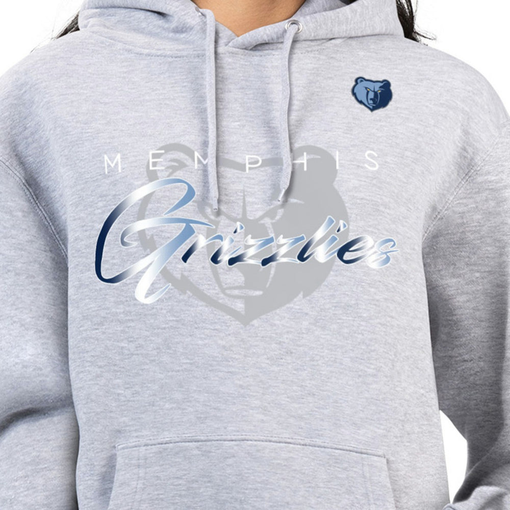NBA - Memphis Grizzlies G-III 4Her by Carl Banks Women's Shadow Logo Tri-Blend Fleece Hoodie - Gray
