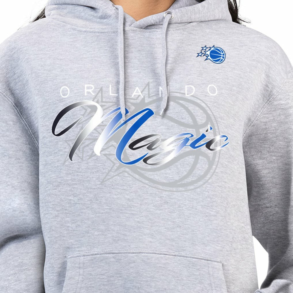 NBA - Orlando Magic G-III 4Her by Carl Banks Women's Shadow Logo Tri-Blend Fleece Hoodie - Gray