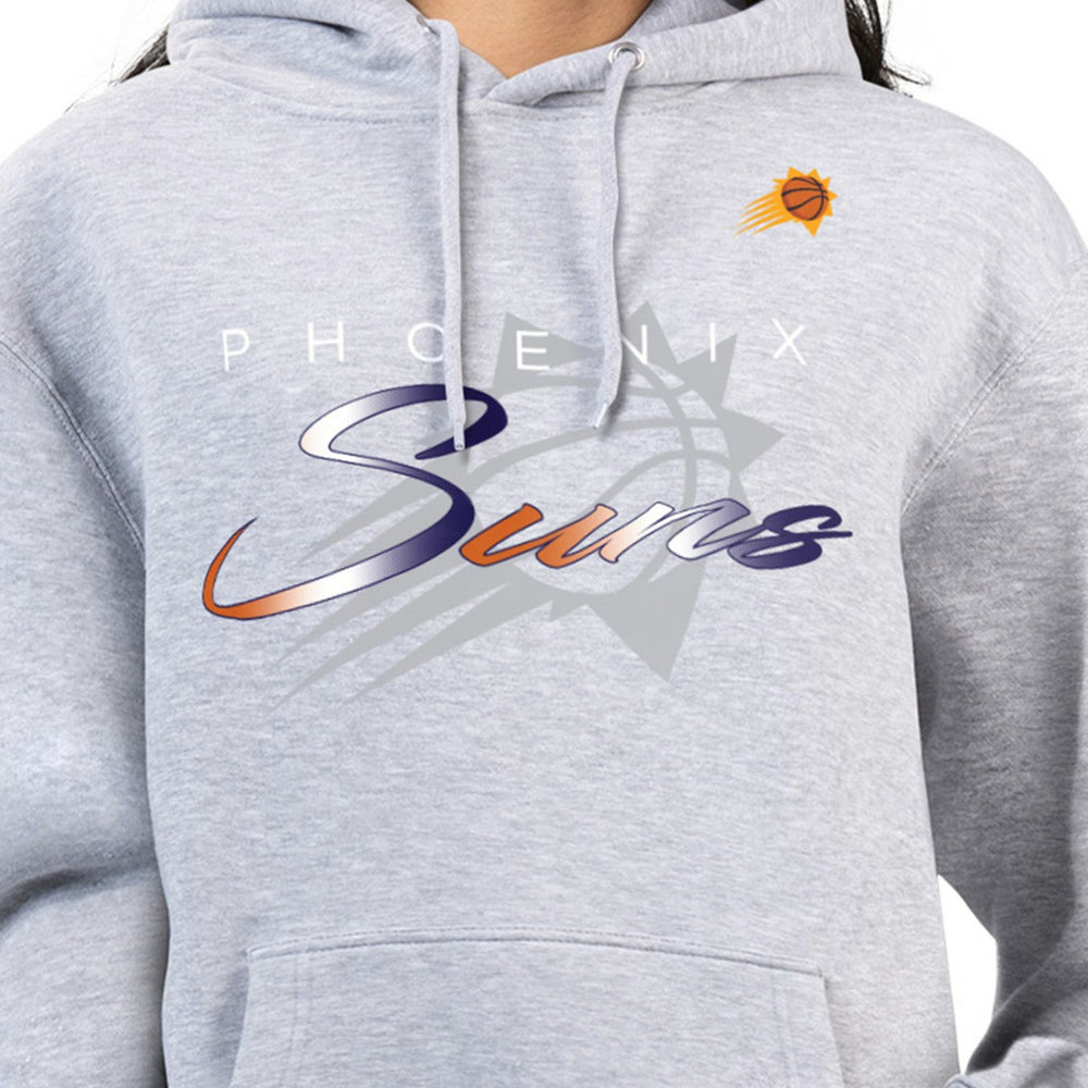 NBA - Phoenix Suns G-III 4Her by Carl Banks Women's Shadow Logo Tri-Blend Fleece Hoodie - Gray