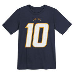 Justin Herbert Los Angeles Chargers Youth Name & Number T-Shirt Navy - Nike