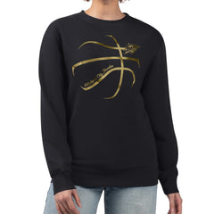 NBA - Oklahoma City Thunder G-III 4Her by Carl Banks Women's Metallic Print Basketball Sketch Fleece Sweatshirt - Black