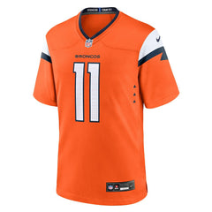 Troy Franklin Denver Broncos Team Game Jersey Orange - Nike