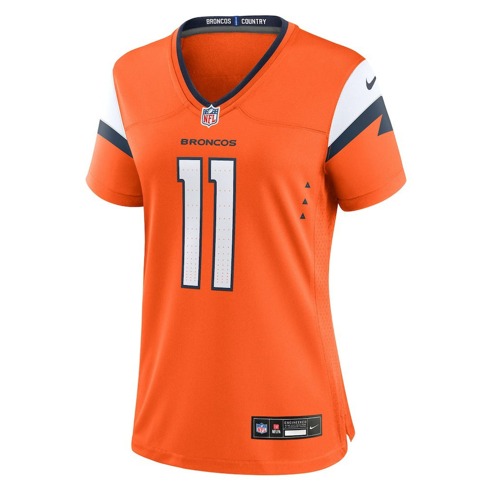 Troy Franklin Denver Broncos Women's Team Game Jersey Orange - Nike