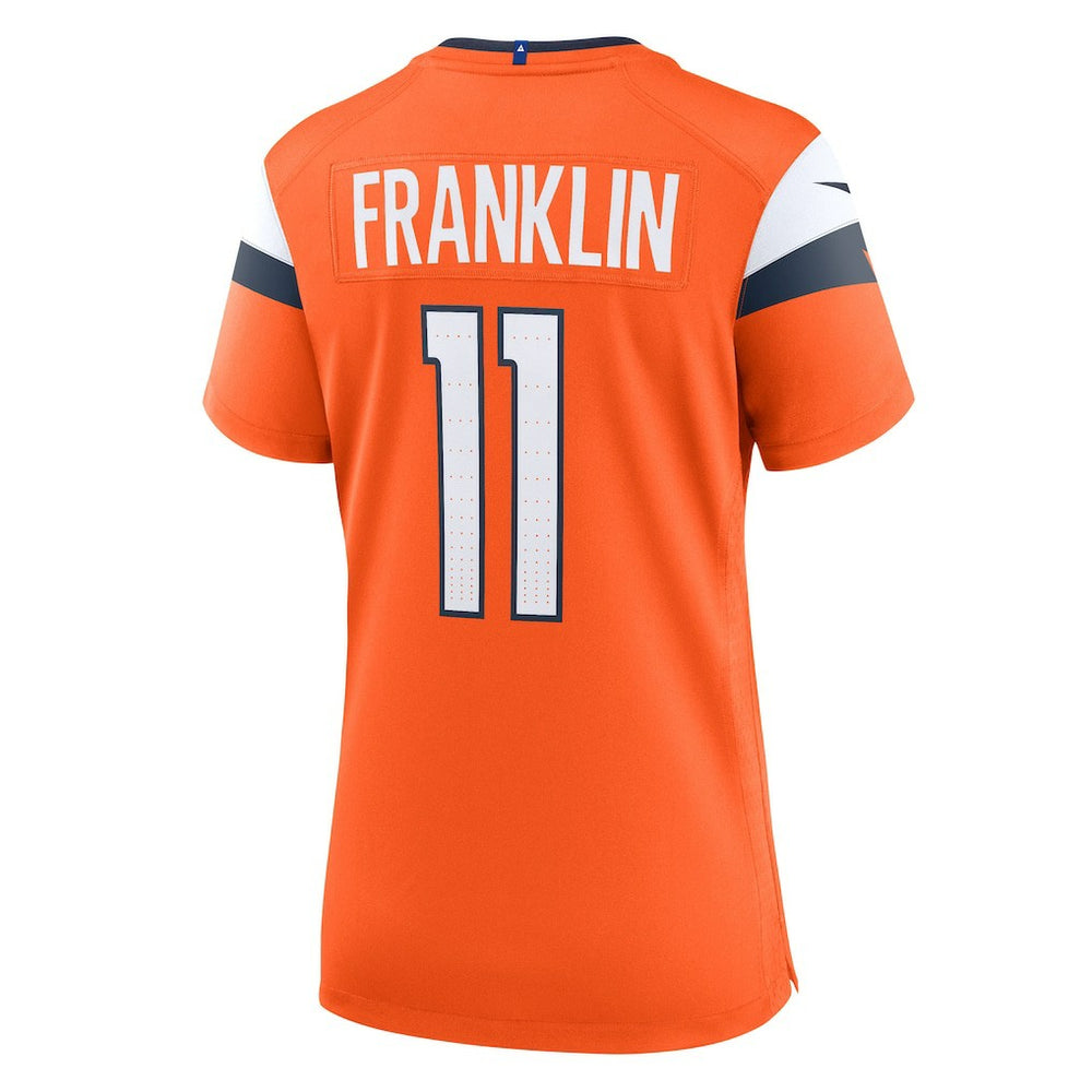 Troy Franklin Denver Broncos Women's Team Game Jersey Orange - Nike
