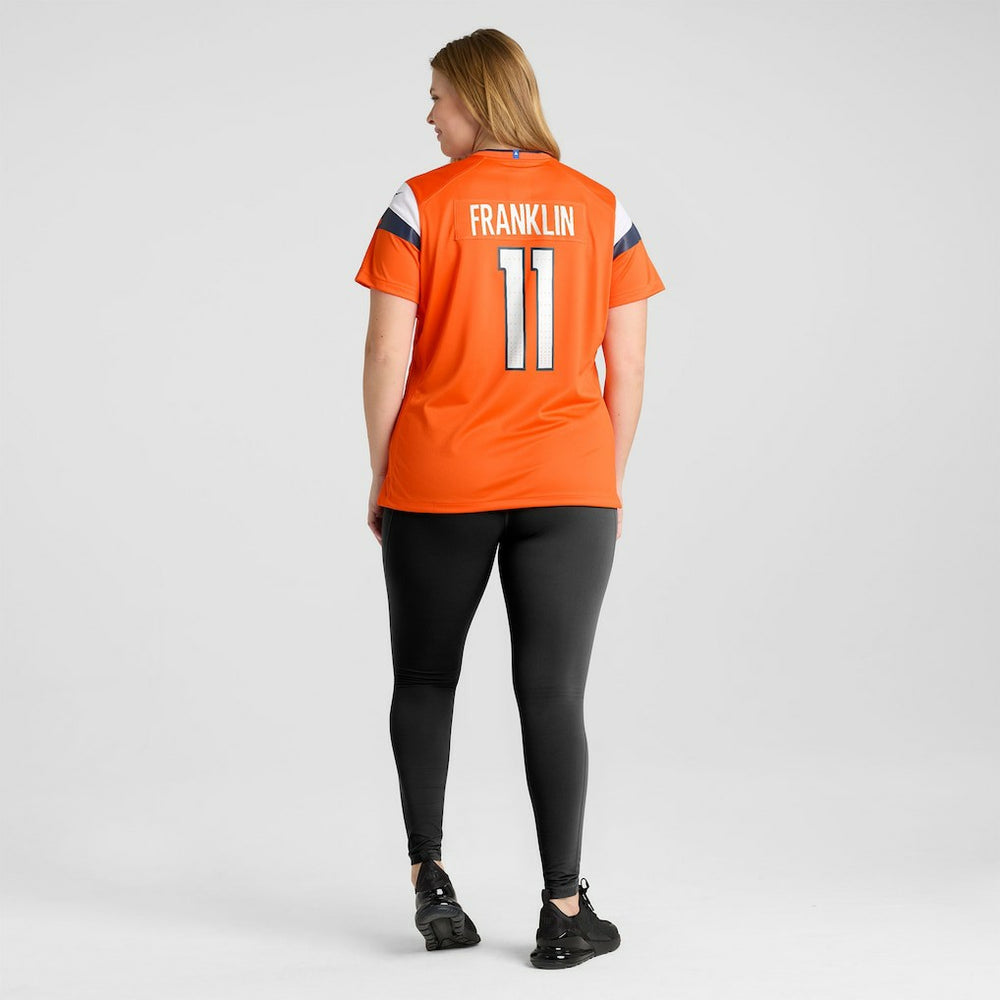 Troy Franklin Denver Broncos Women's Team Game Jersey Orange - Nike