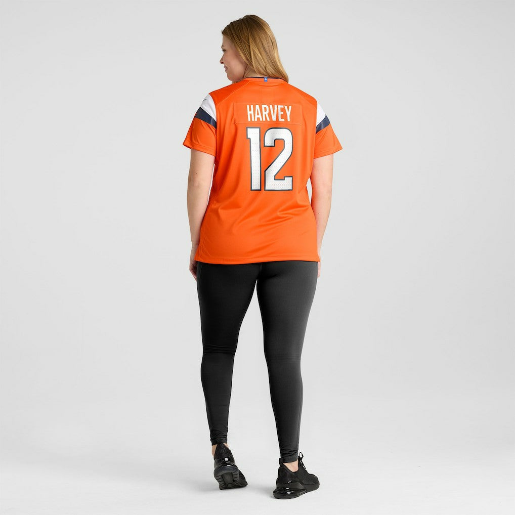 RJ Harvey Denver Broncos Women's Team Game Jersey Orange - Nike