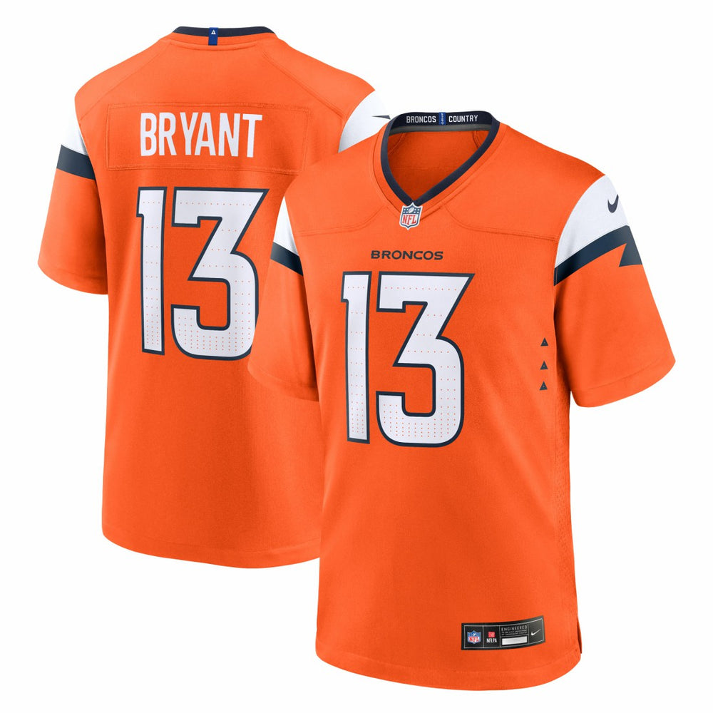 Pat Bryant Denver Broncos Team Game Jersey Orange - Nike