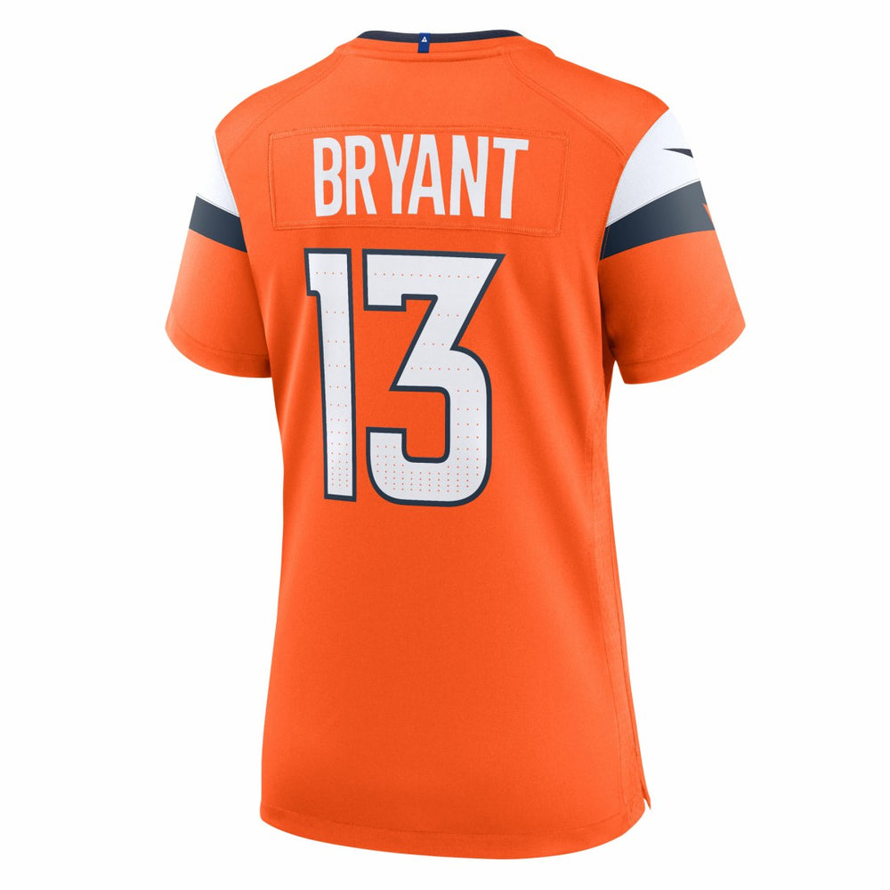 Pat Bryant Denver Broncos Women's Team Game Jersey Orange - Nike