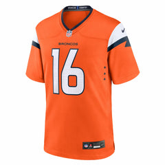 Jeremy Crawshaw Denver Broncos Team Game Jersey Orange - Nike