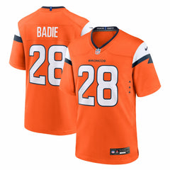 Tyler Badie Denver Broncos Team Game Jersey Orange - Nike