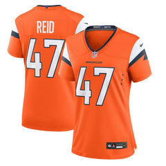Karene Reid Denver Broncos Women's Team Game Jersey Orange - Nike