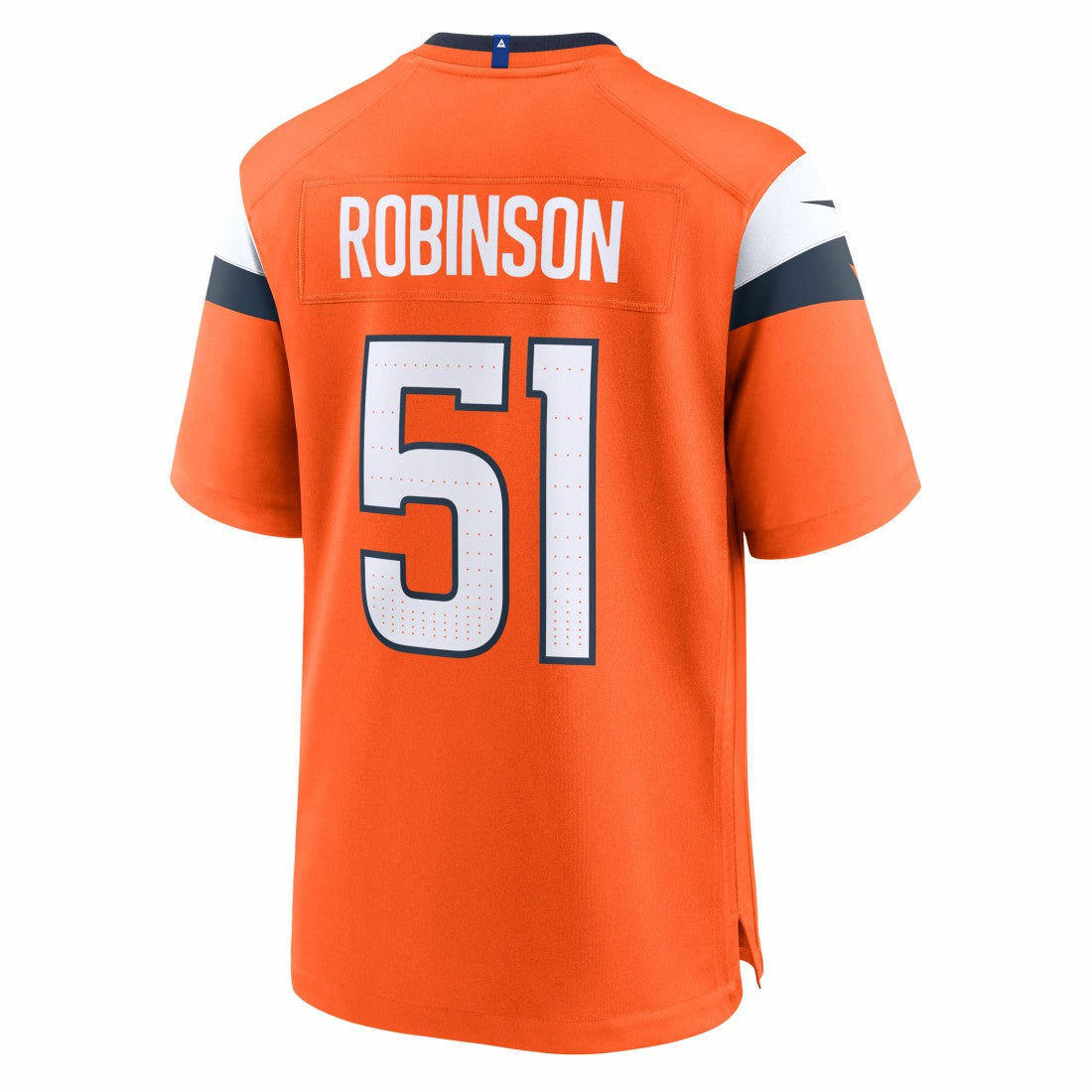 Que Robinson Denver Broncos Team Game Jersey Orange - Nike