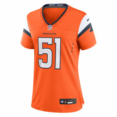 Que Robinson Denver Broncos Women's Team Game Jersey Orange - Nike