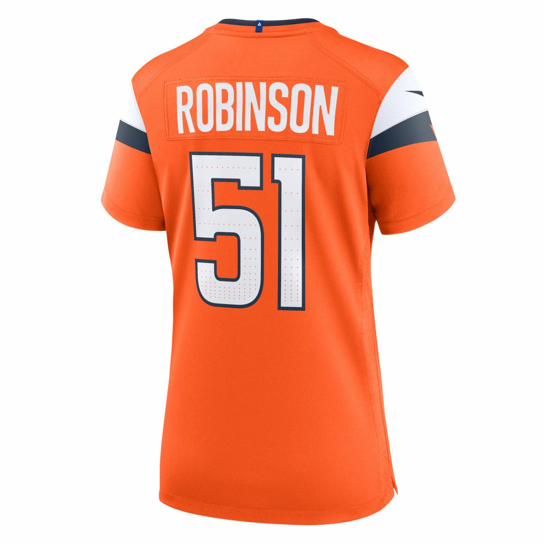 Que Robinson Denver Broncos Women's Team Game Jersey Orange - Nike