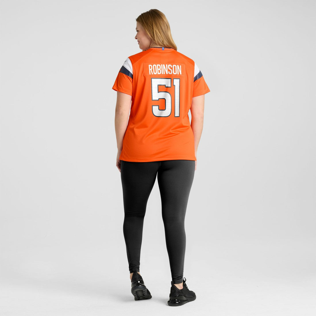Que Robinson Denver Broncos Women's Team Game Jersey - Orange | NFL Jerseys