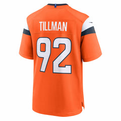 Dondrea Tillman Denver Broncos Team Game Jersey Orange - Nike