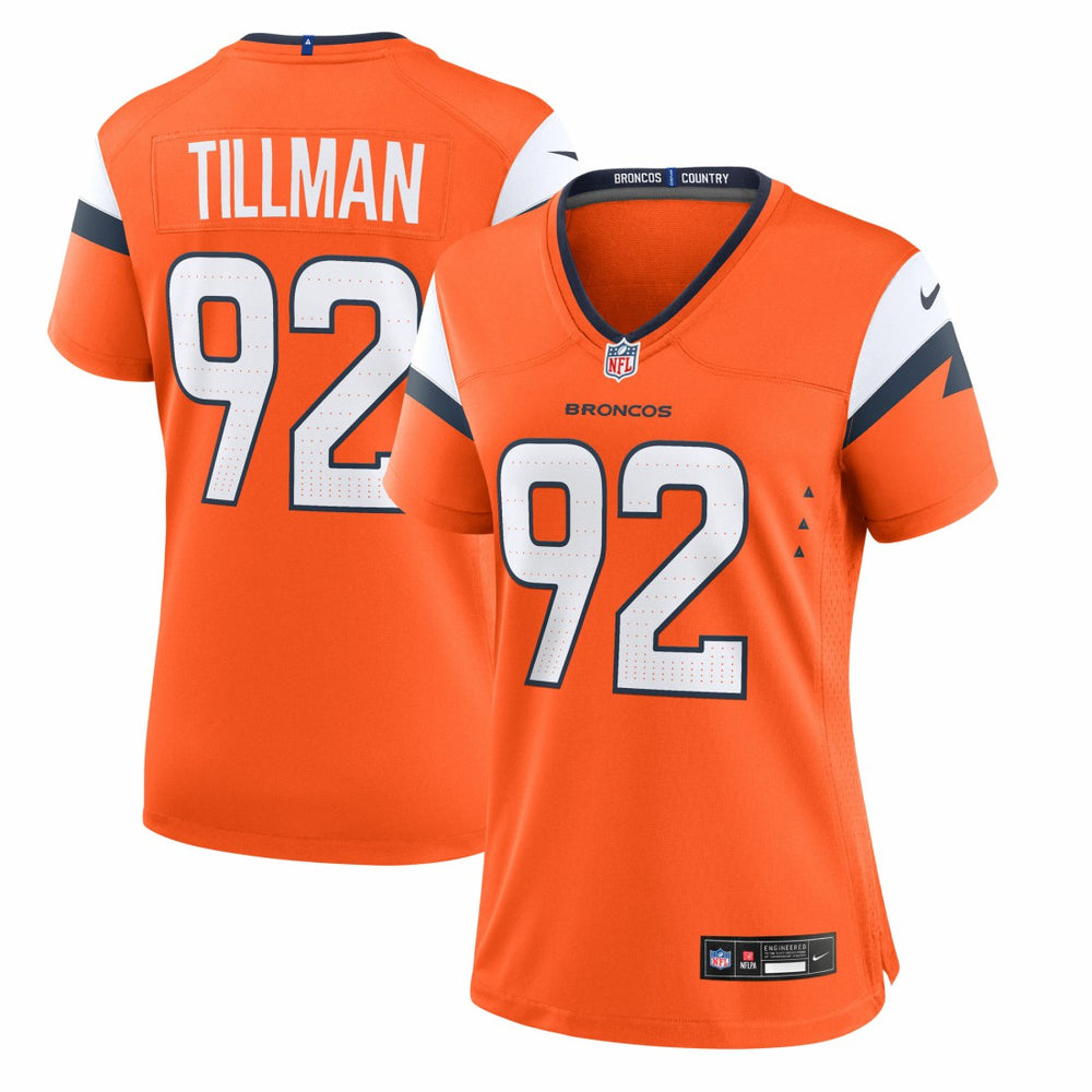 Dondrea Tillman Denver Broncos Women's Team Game Jersey Orange - Nike