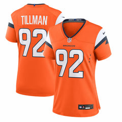 Dondrea Tillman Denver Broncos Women's Team Game Jersey Orange - Nike