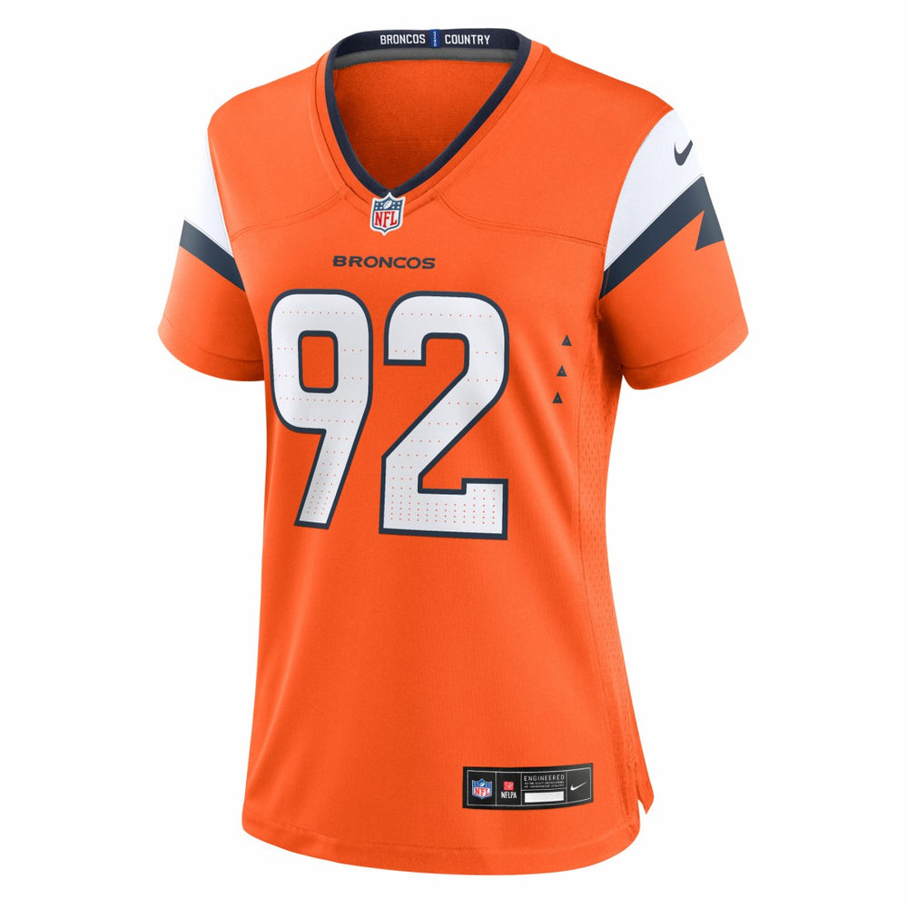 Dondrea Tillman Denver Broncos Women's Team Game Jersey Orange - Nike