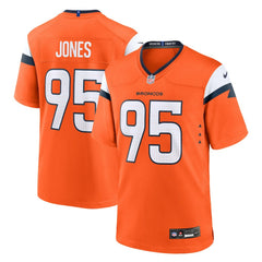 Sai'vion Jones Denver Broncos Team Game Jersey Orange - Nike