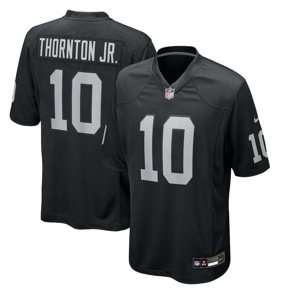 Dont'e Thornton Jr. Las Vegas Raiders Team Game Jersey - Black | NFL Jerseys