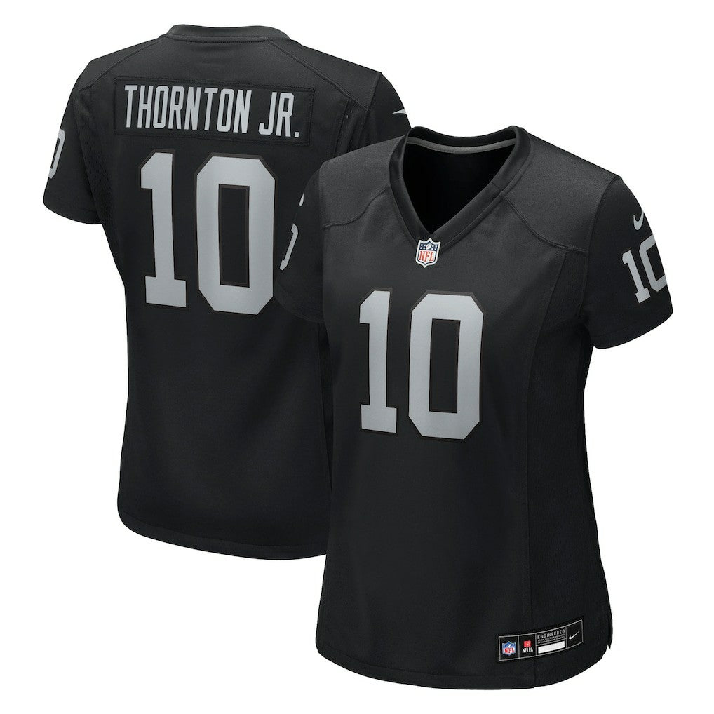 Dont'e Thornton Jr. Las Vegas Raiders Women's Team Game Jersey - Black | NFL Jerseys