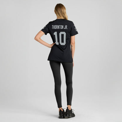 Dont'e Thornton Jr. Las Vegas Raiders Women's Team Game Jersey - Black | NFL Jerseys
