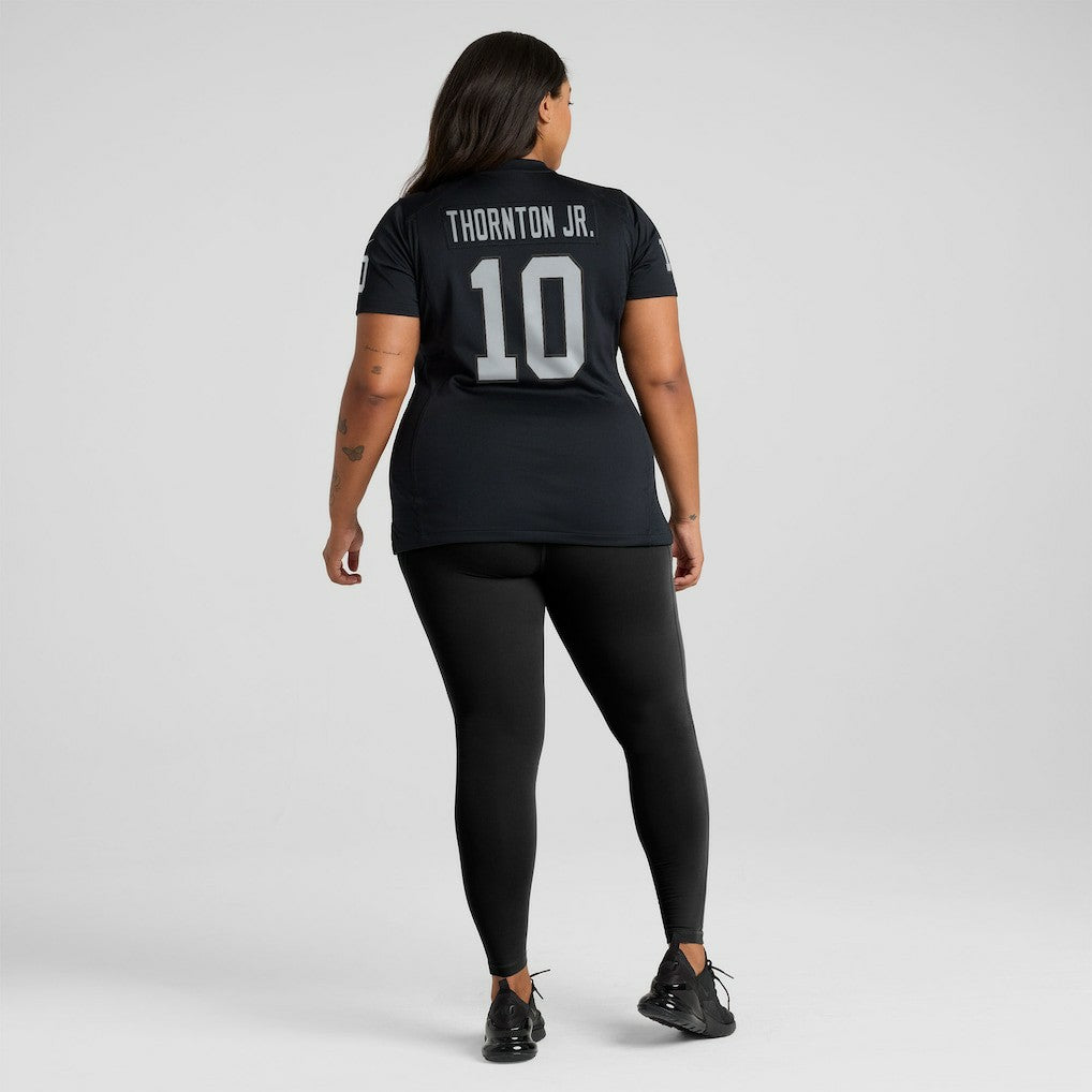 Dont'e Thornton Jr. Las Vegas Raiders Women's Team Game Jersey - Black | NFL Jerseys
