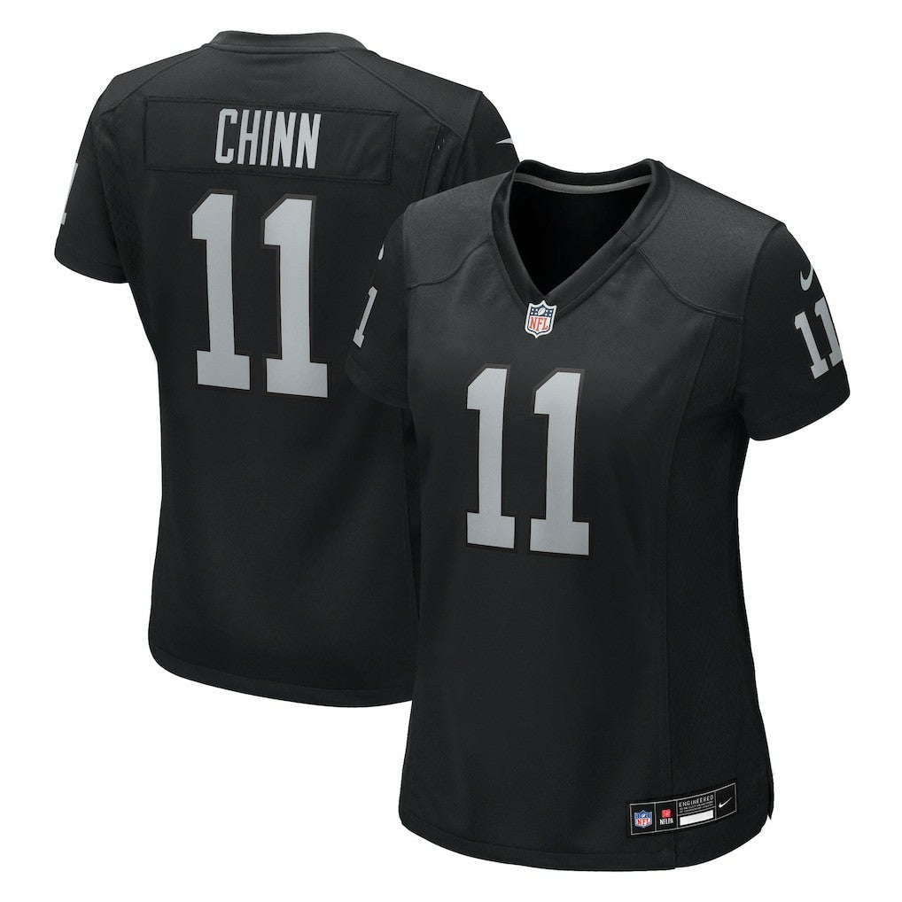 Jeremy Chinn Las Vegas Raiders Women's Team Game Jersey Black - Nike