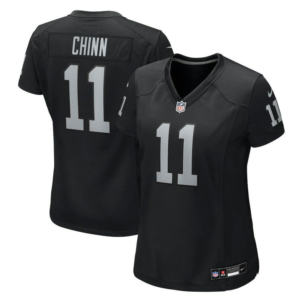 Jeremy Chinn Las Vegas Raiders Women's Team Game Jersey Black - Nike