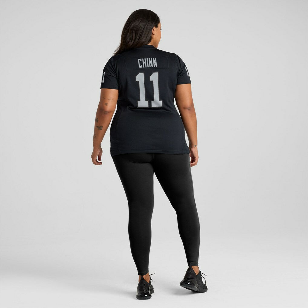 Jeremy Chinn Las Vegas Raiders Women's Team Game Jersey Black - Nike