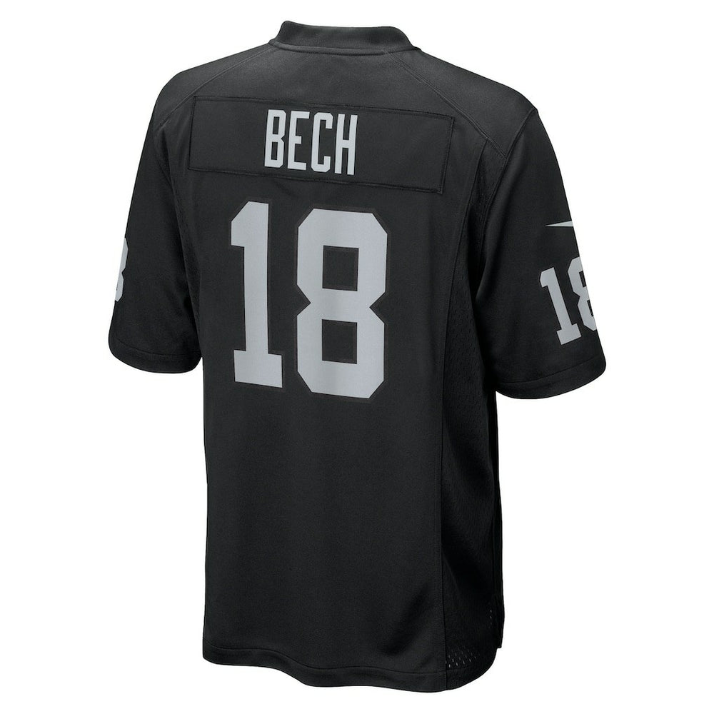Jack Bech Las Vegas Raiders Team Game Jersey Black - Nike