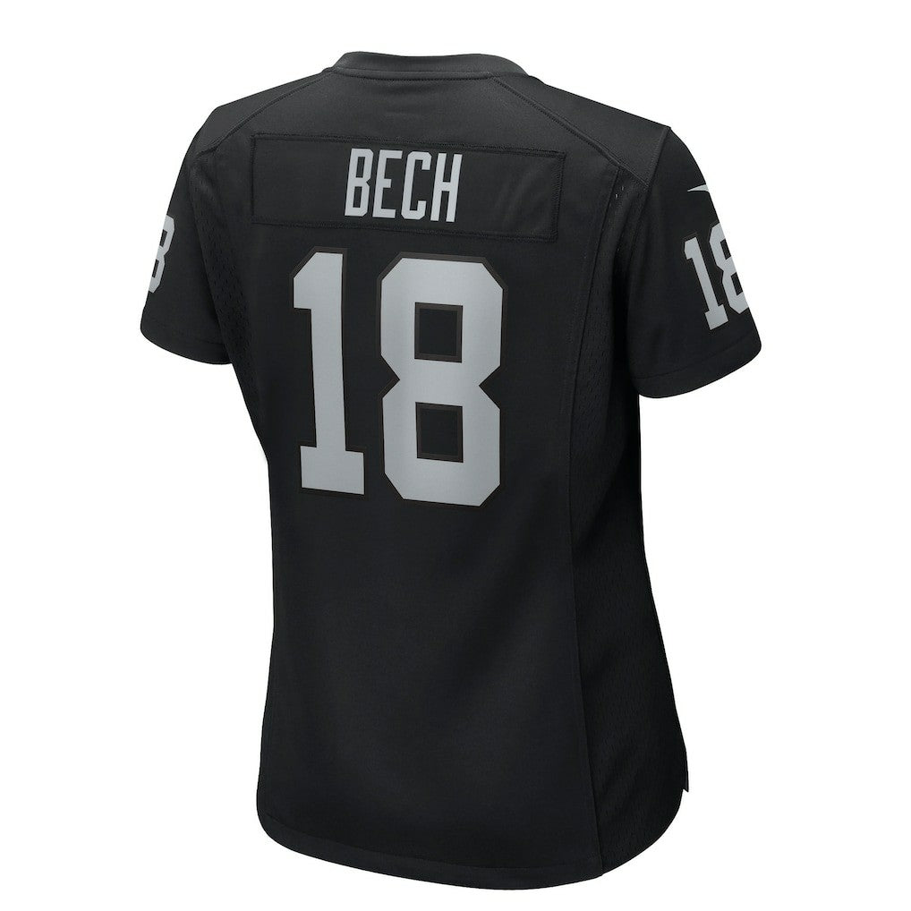 Jack Bech Las Vegas Raiders Women's Team Game Jersey Black - Nike