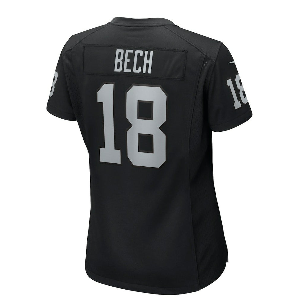 Jack Bech Las Vegas Raiders Women's Team Game Jersey Black - Nike