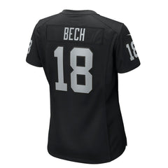 Jack Bech Las Vegas Raiders Women's Team Game Jersey Black - Nike
