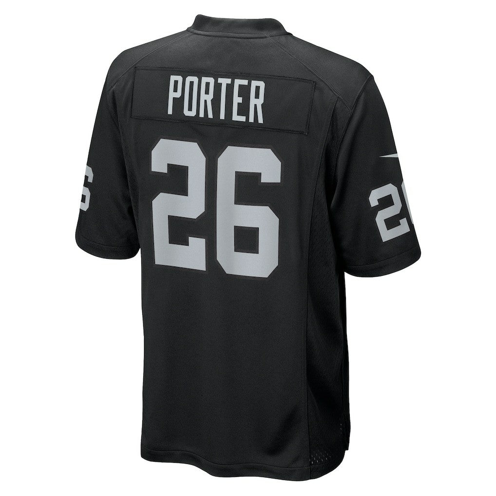 Darien Porter Las Vegas Raiders Team Game Jersey Black - Nike