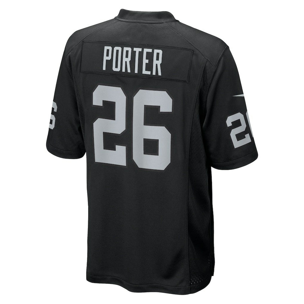 Darien Porter Las Vegas Raiders Team Game Jersey Black - Nike