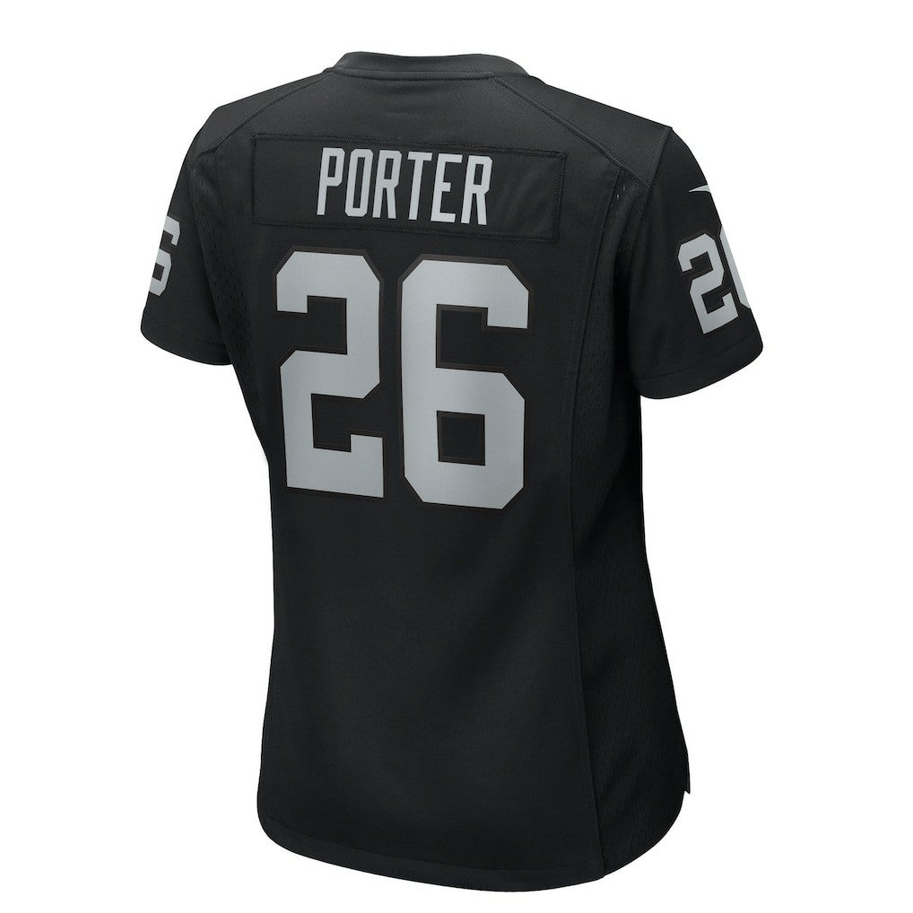 Darien Porter Las Vegas Raiders Women's Team Game Jersey Black - Nike