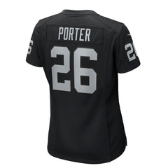Darien Porter Las Vegas Raiders Women's Team Game Jersey Black - Nike