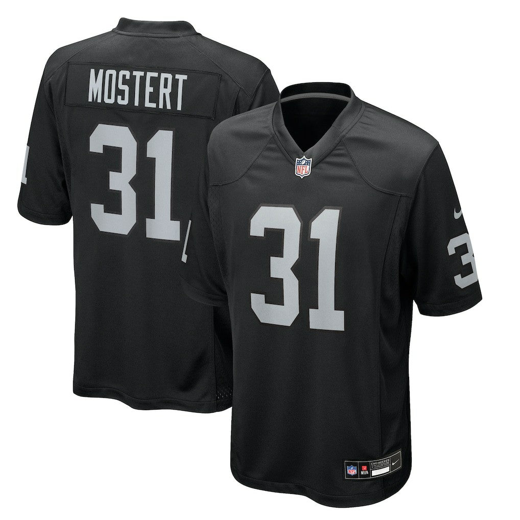 Raheem Mostert Las Vegas Raiders Team Game Jersey Black - Nike