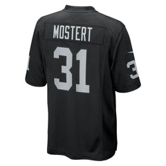 Raheem Mostert Las Vegas Raiders Team Game Jersey Black - Nike