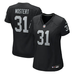 Raheem Mostert Las Vegas Raiders Women's Team Game Jersey Black - Nike
