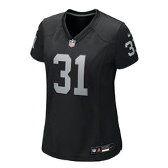 Raheem Mostert Las Vegas Raiders Women's Team Game Jersey Black - Nike