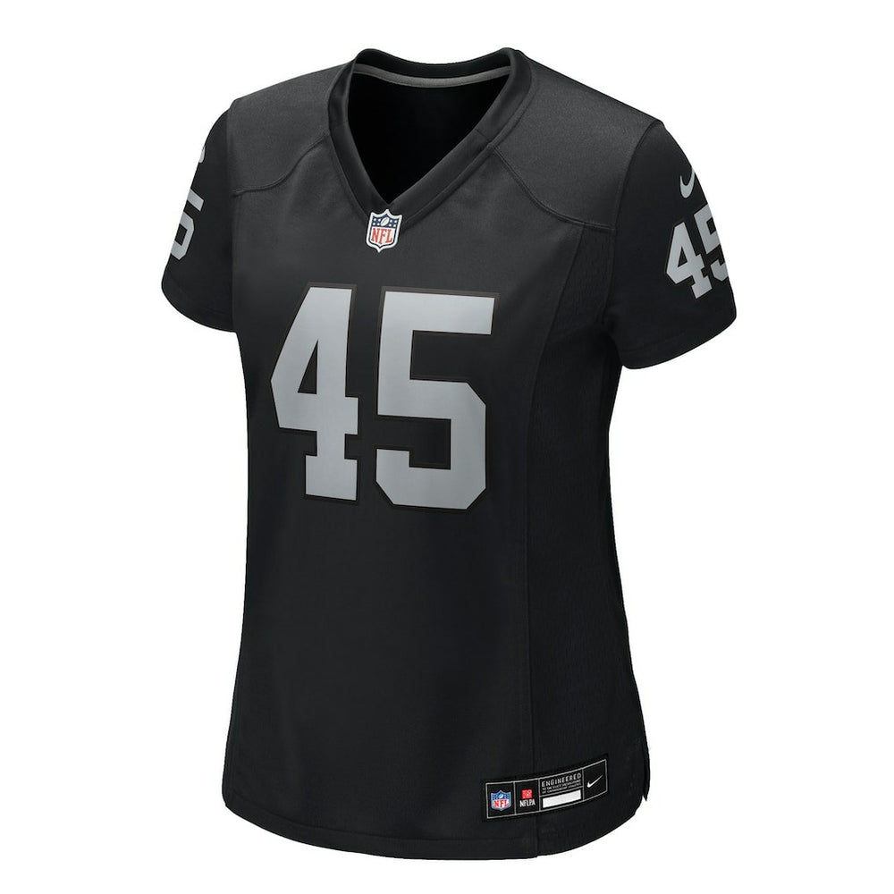 Devin White Las Vegas Raiders Women's Team Game Jersey Black - Nike