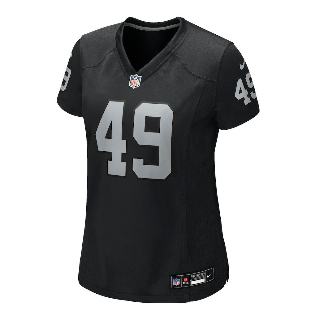 Charles Snowden Las Vegas Raiders Women's Team Game Jersey Black - Nike