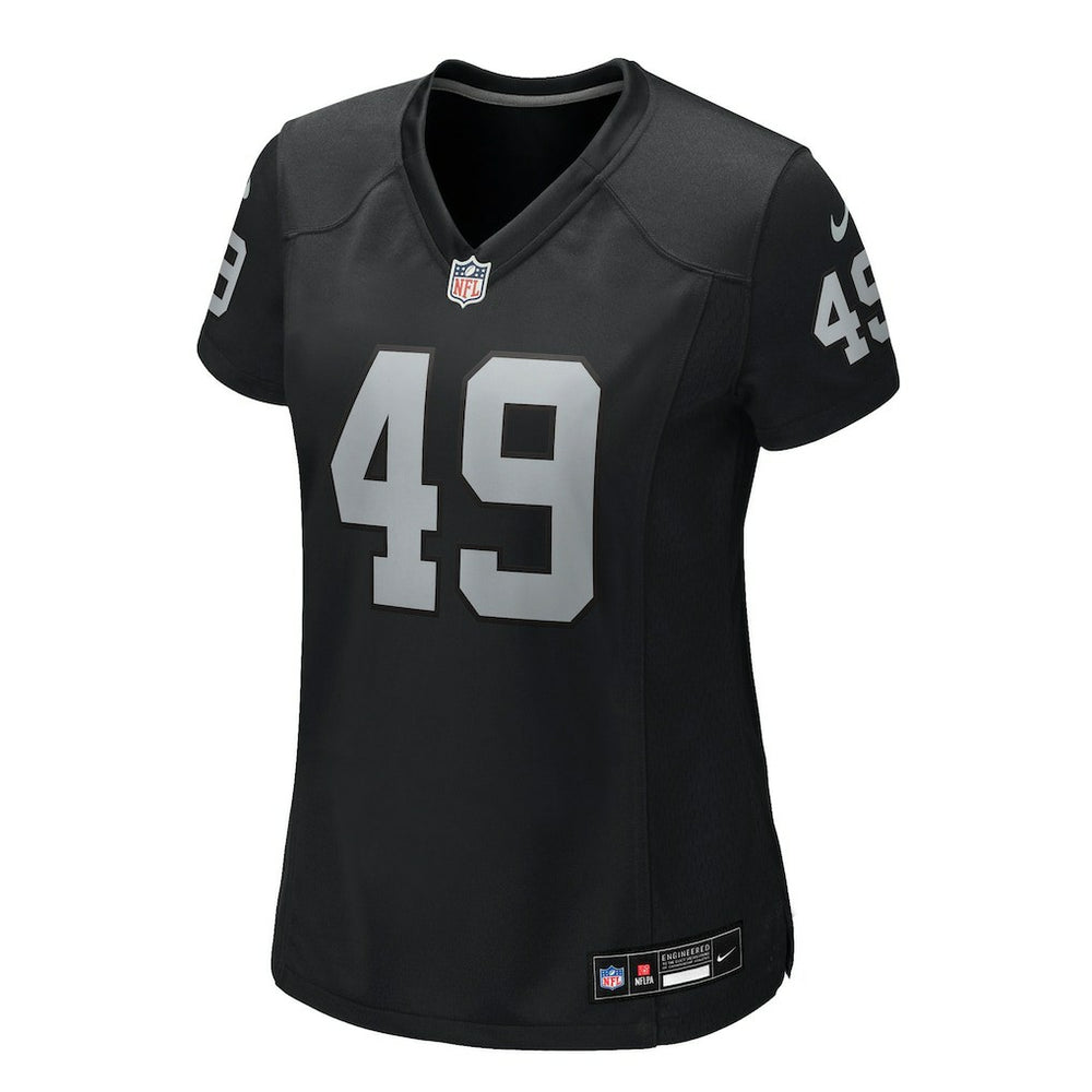 Charles Snowden Las Vegas Raiders Women's Team Game Jersey Black - Nike