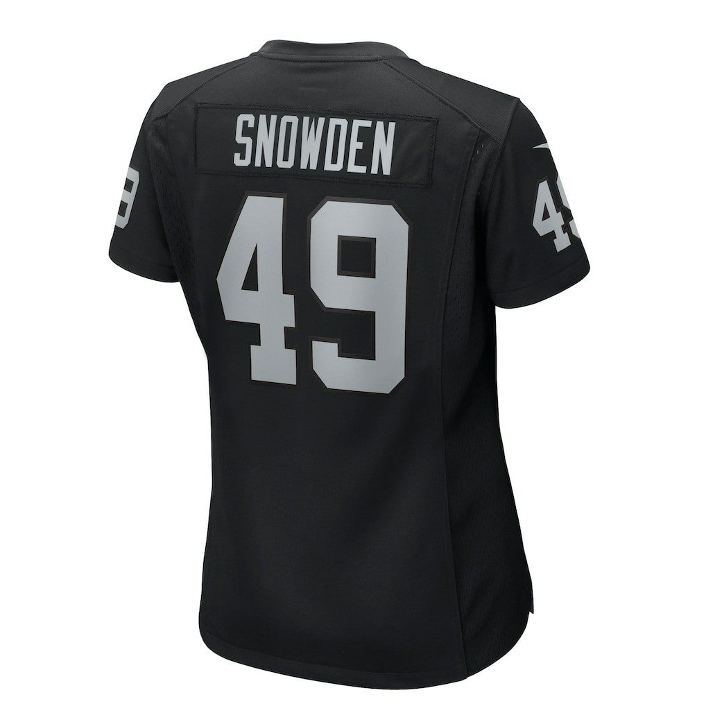 Charles Snowden Las Vegas Raiders Women's Team Game Jersey Black - Nike