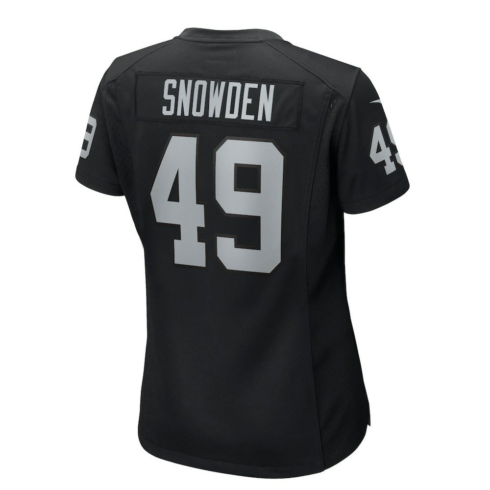 Charles Snowden Las Vegas Raiders Women's Team Game Jersey Black - Nike